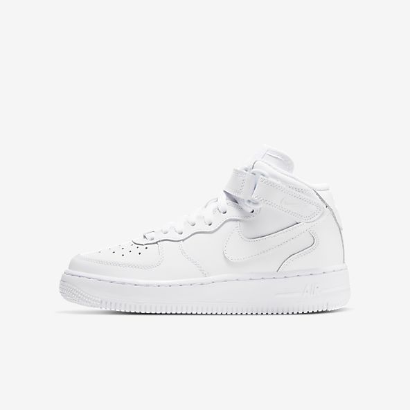 nike air force 1 white mid top