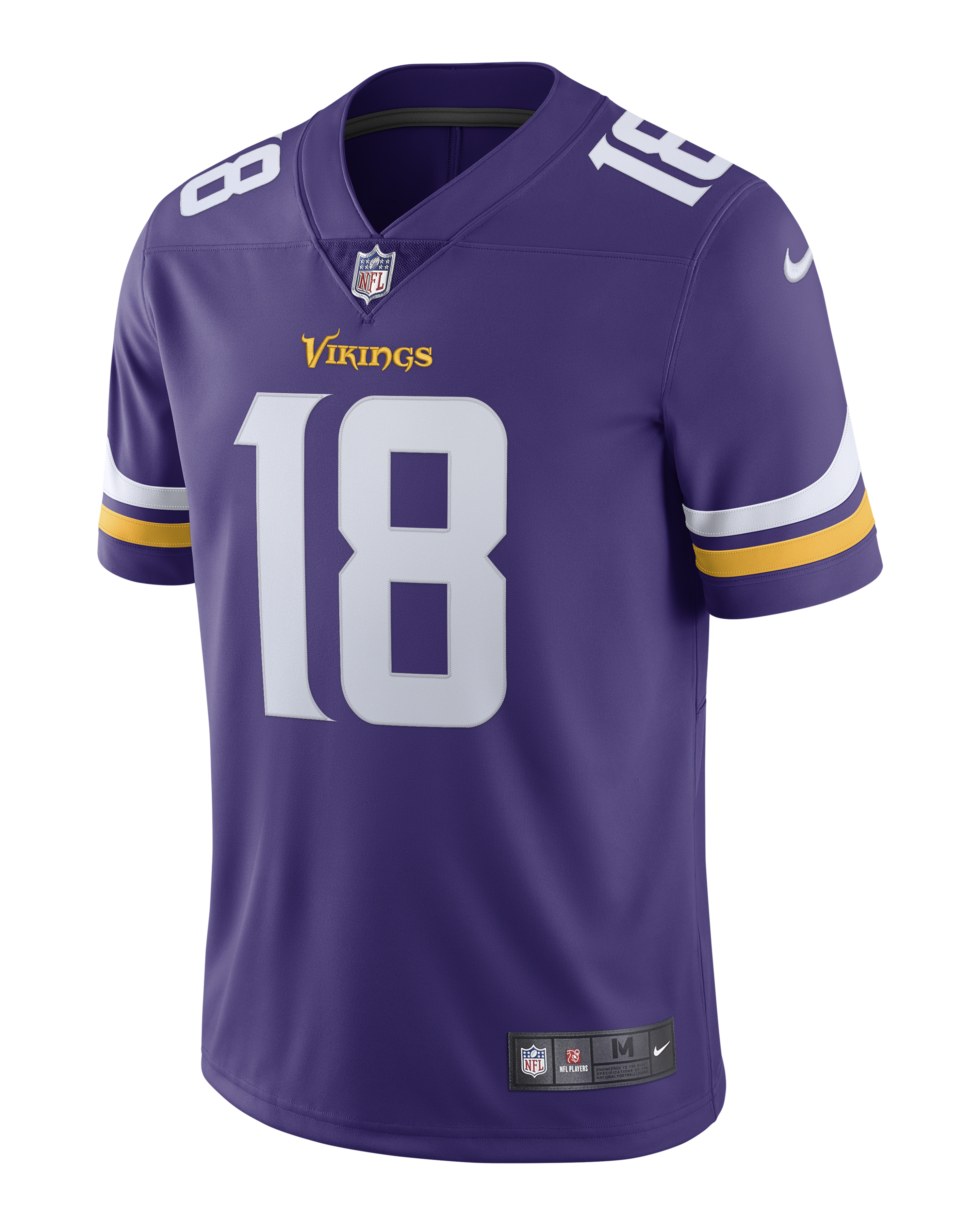 Adam Thielen Minnesota Vikings Nike Vapor Untouchable Limited Jersey -  Purple