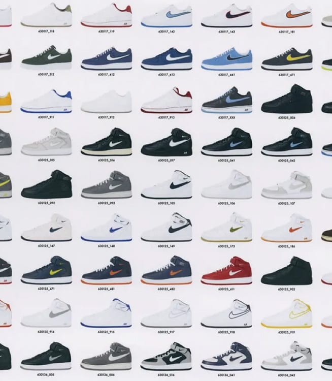 types of nike shoes