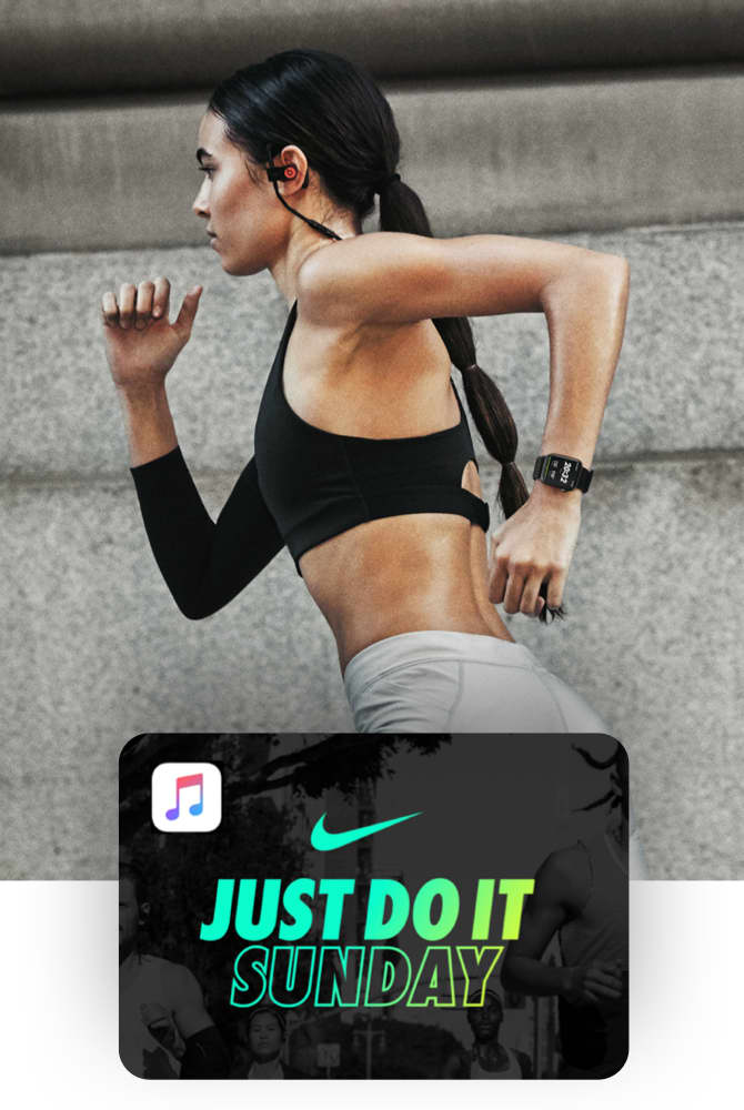 Completo chocolate Subir y bajar Nike Run Club App. Nike XL