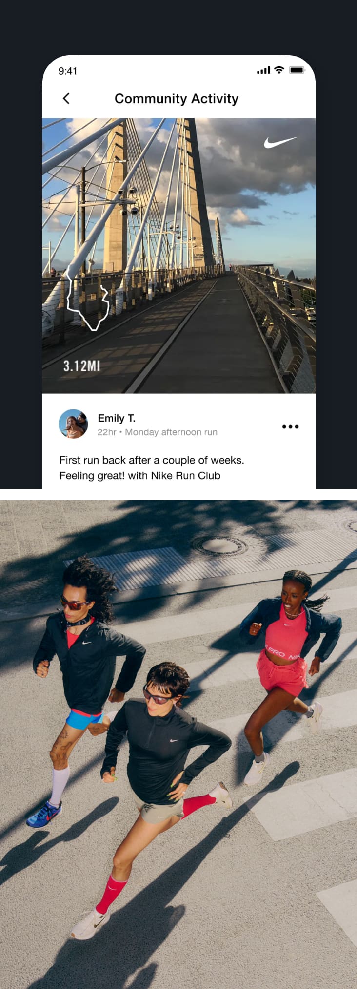 Nike run club app support orders