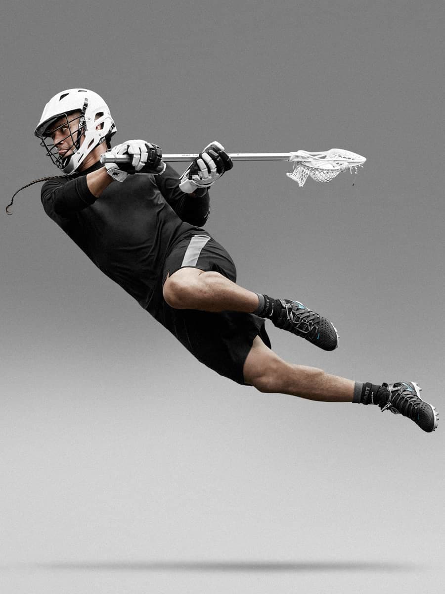 Nike White Lacrosse Vapor Varsity Lax Turf Cleats Low Cut Vapor 8