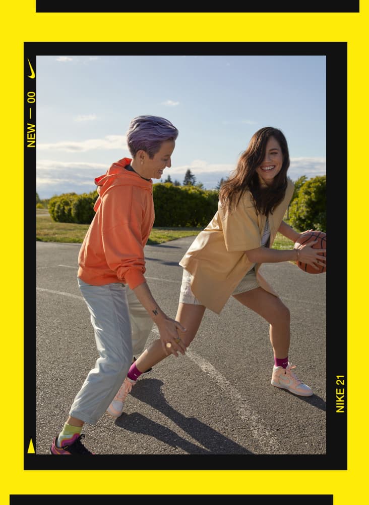 Megan Rapinoe en Sue Bird.. Nike NL