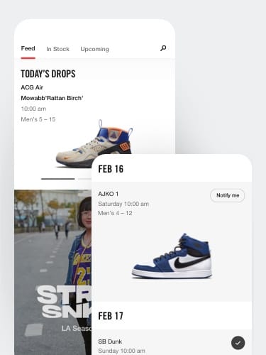 Nike SNKRS App. Nike.com