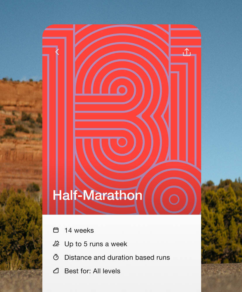 nike running half marathon training plan