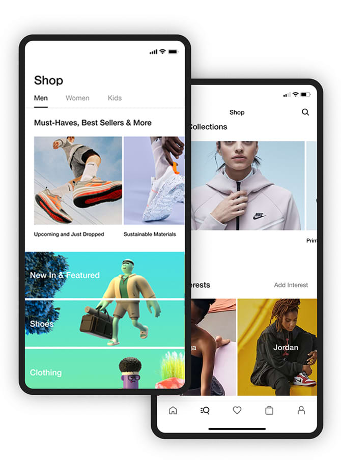 nike mobile store