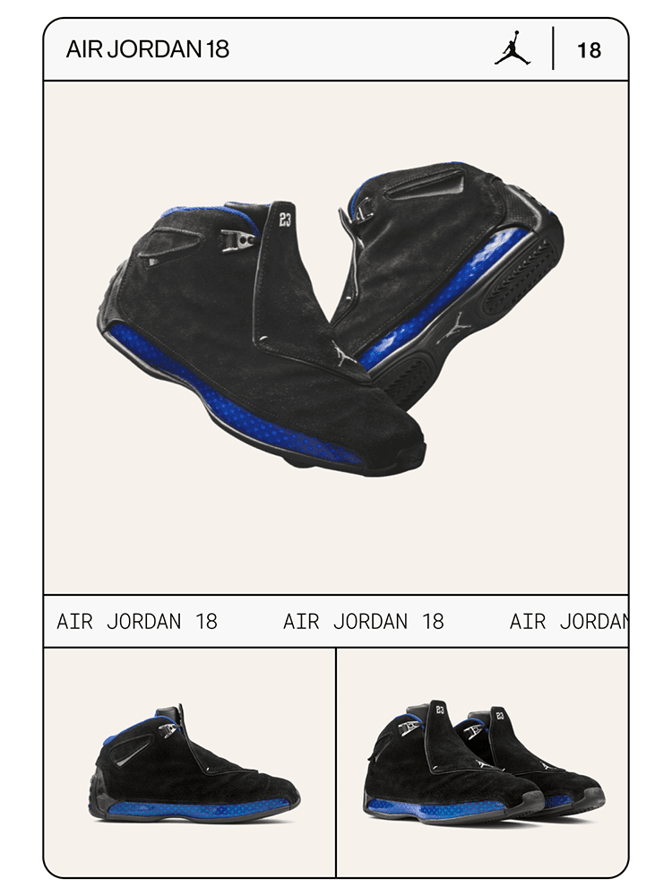 Air Jordan 18 retro u0026 OG archive collection . Nike.com