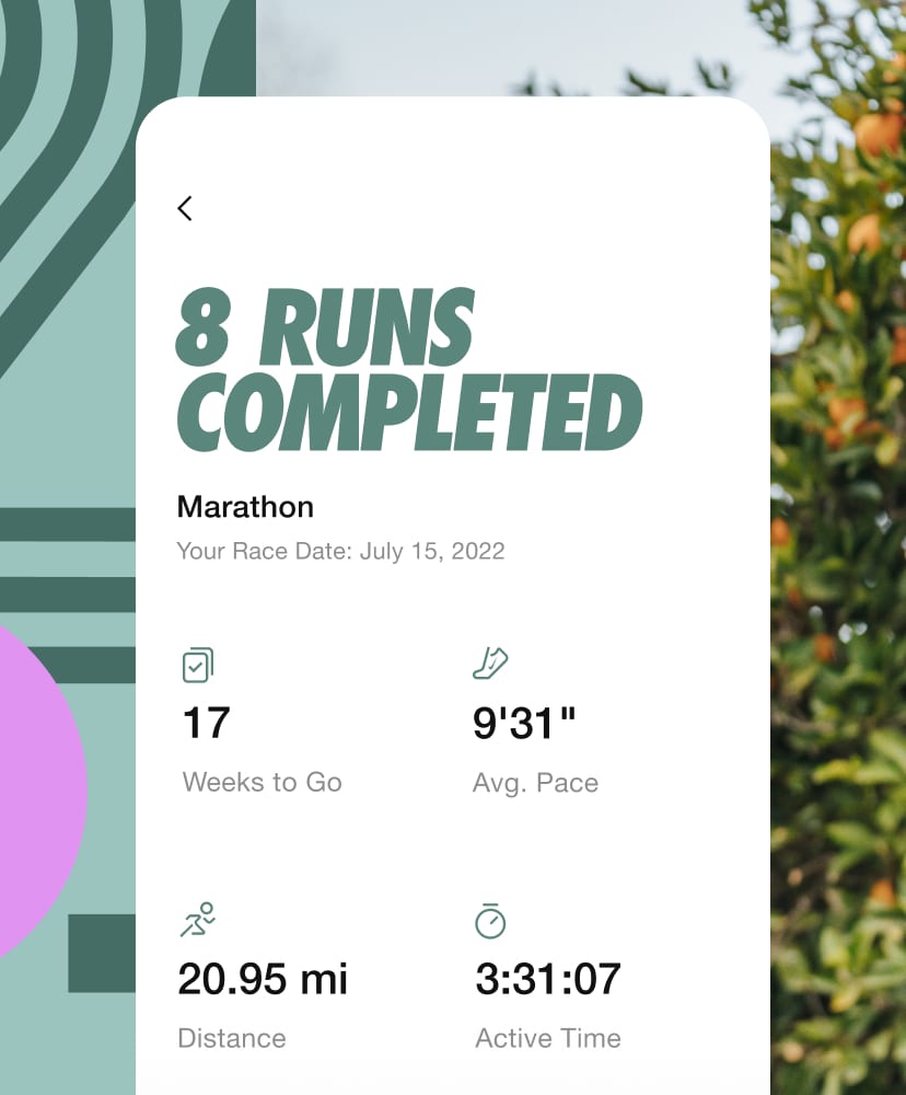 nike run club marathon training