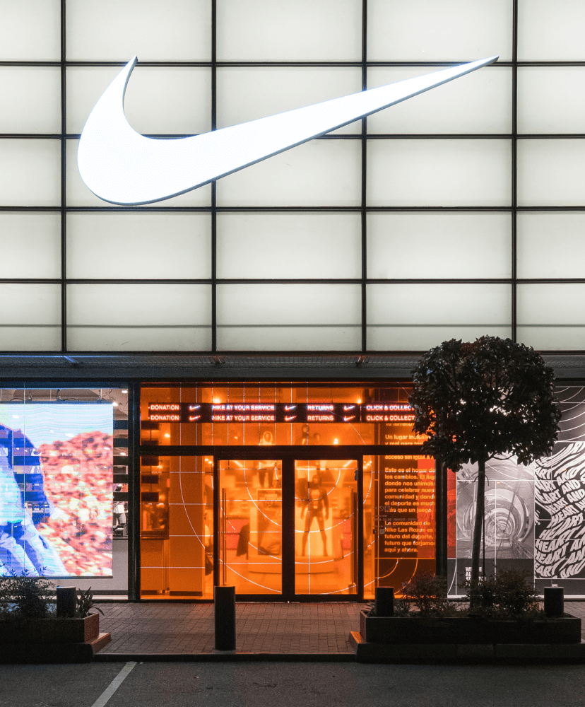 en Factory Store i nærheden af Nike DK