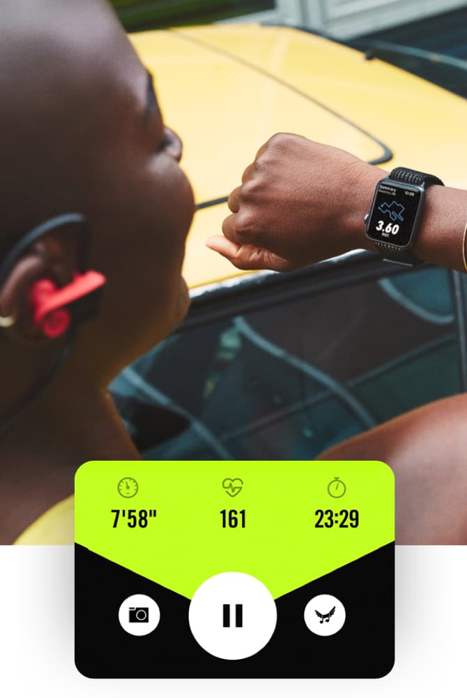 nike run club app smartwatch