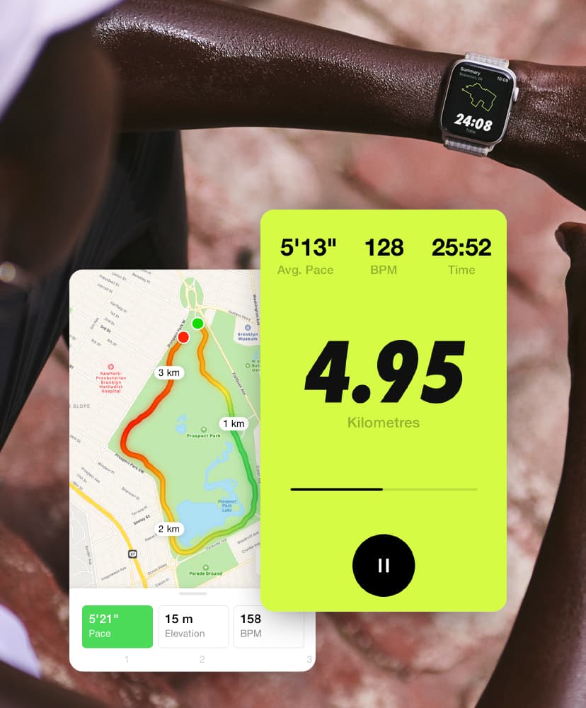 rural Dirigir Mata Nike Run Club App. Nike AR