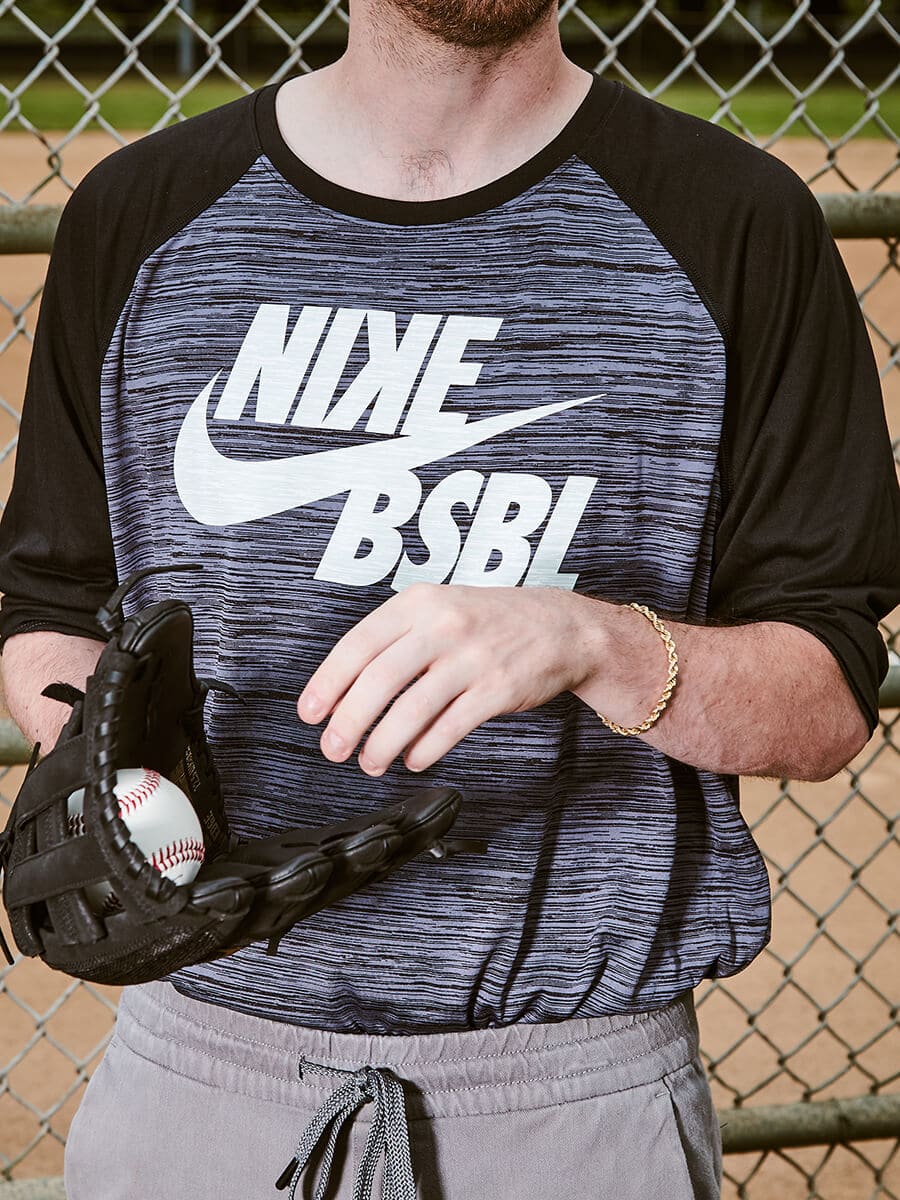 Nike, Shirts, Mens Medium Mesh Baseball Warm Up