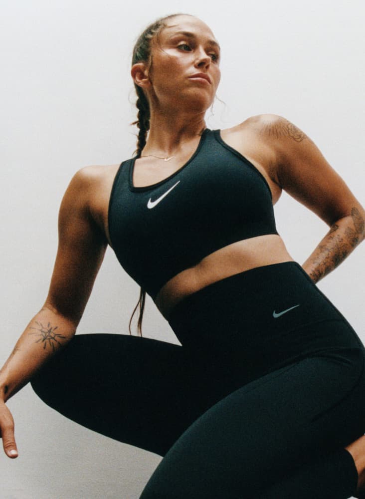 Nike Pro Rival Fade Women's High Support Training Sport Bra Size 34B 
