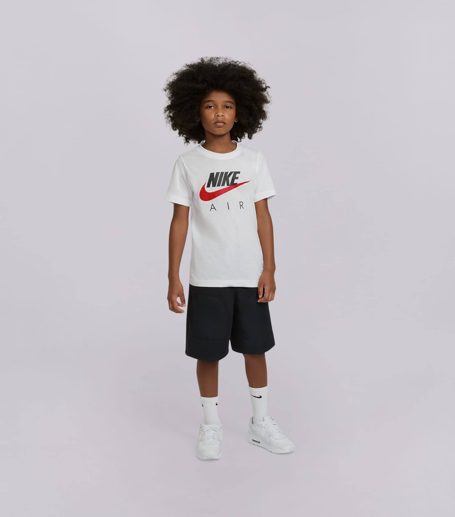 nike shirt and shoes