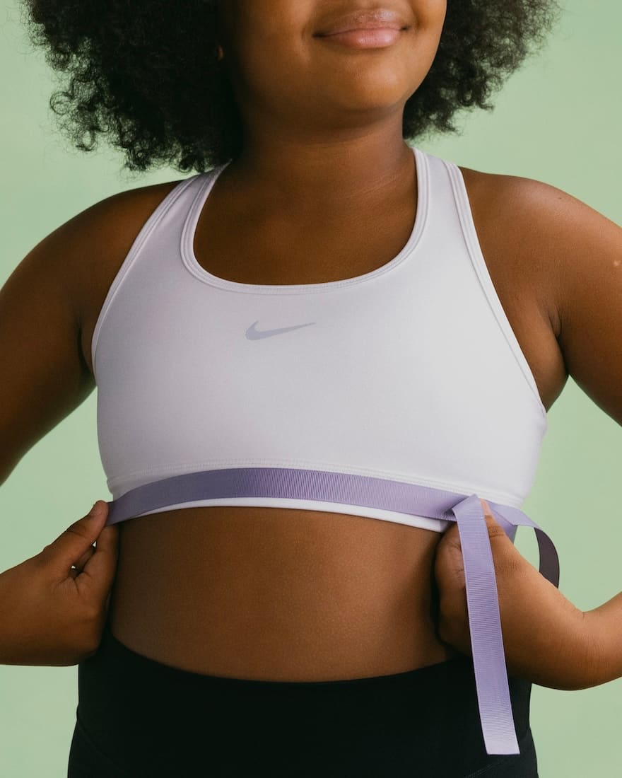 Girl's Nike Pro Youth Reversible Sports Bra Compression Shorts Ice Cream  Set
