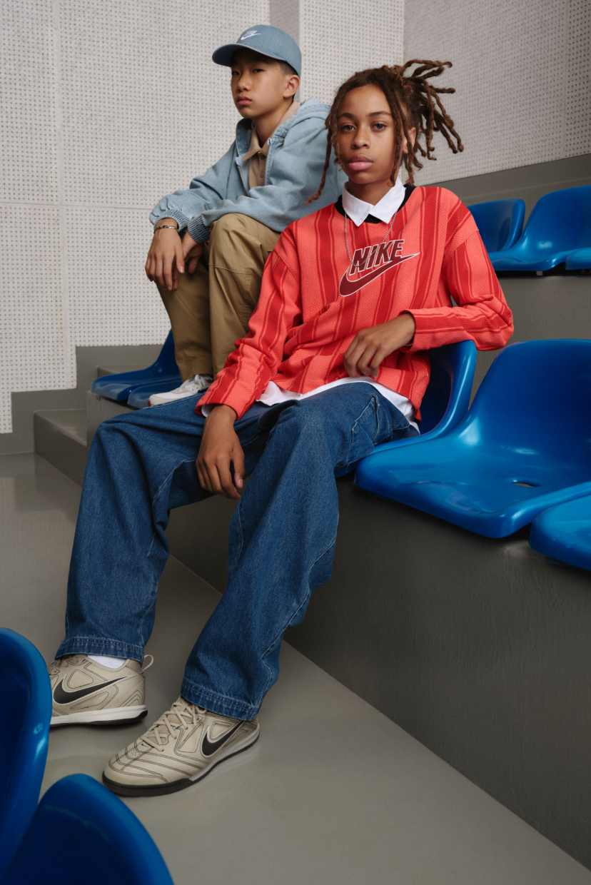 red white and blue nike outfit