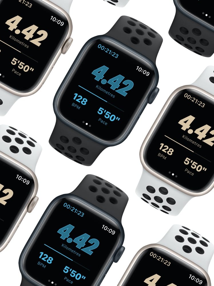 nike run club display on apple watch