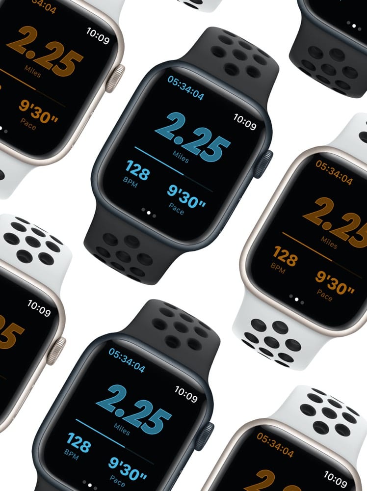 【新品通販】MKJ43J/A Apple Watch Nike Series 7 時計