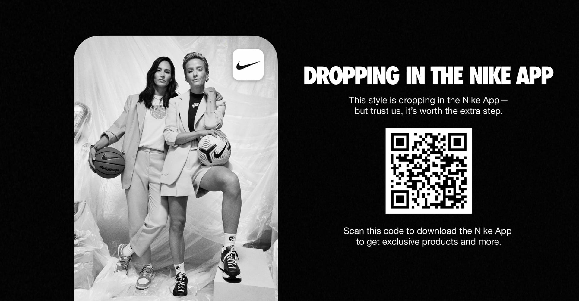 Dropping in the Nike App. Nike.com