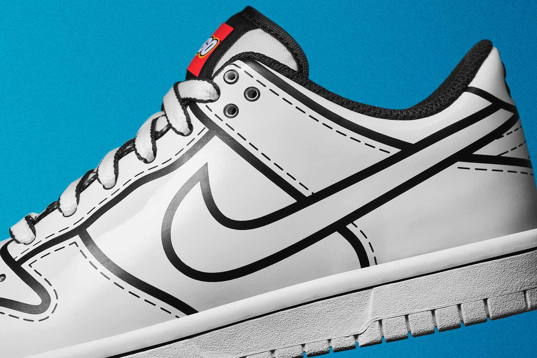 draw for the nike dunk low