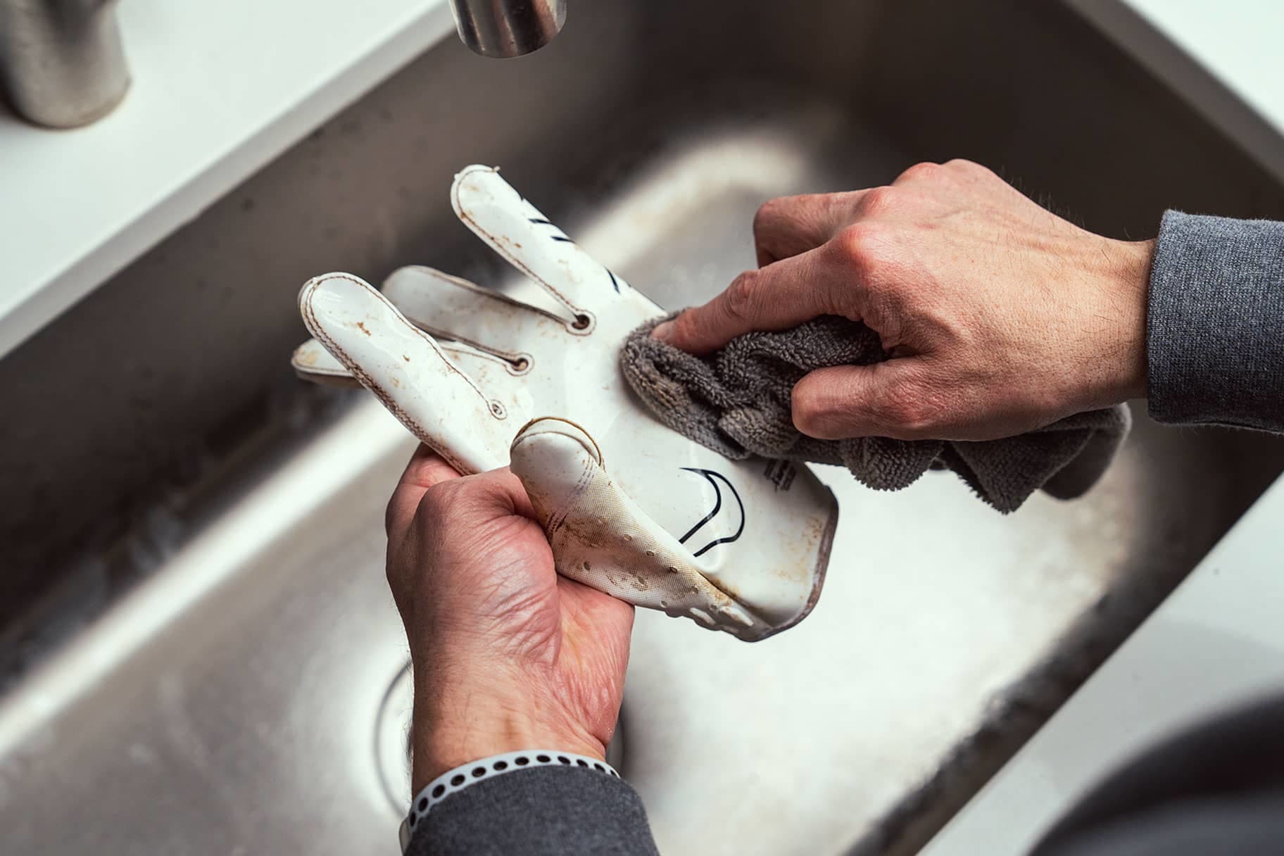 How to Clean Football Gloves.