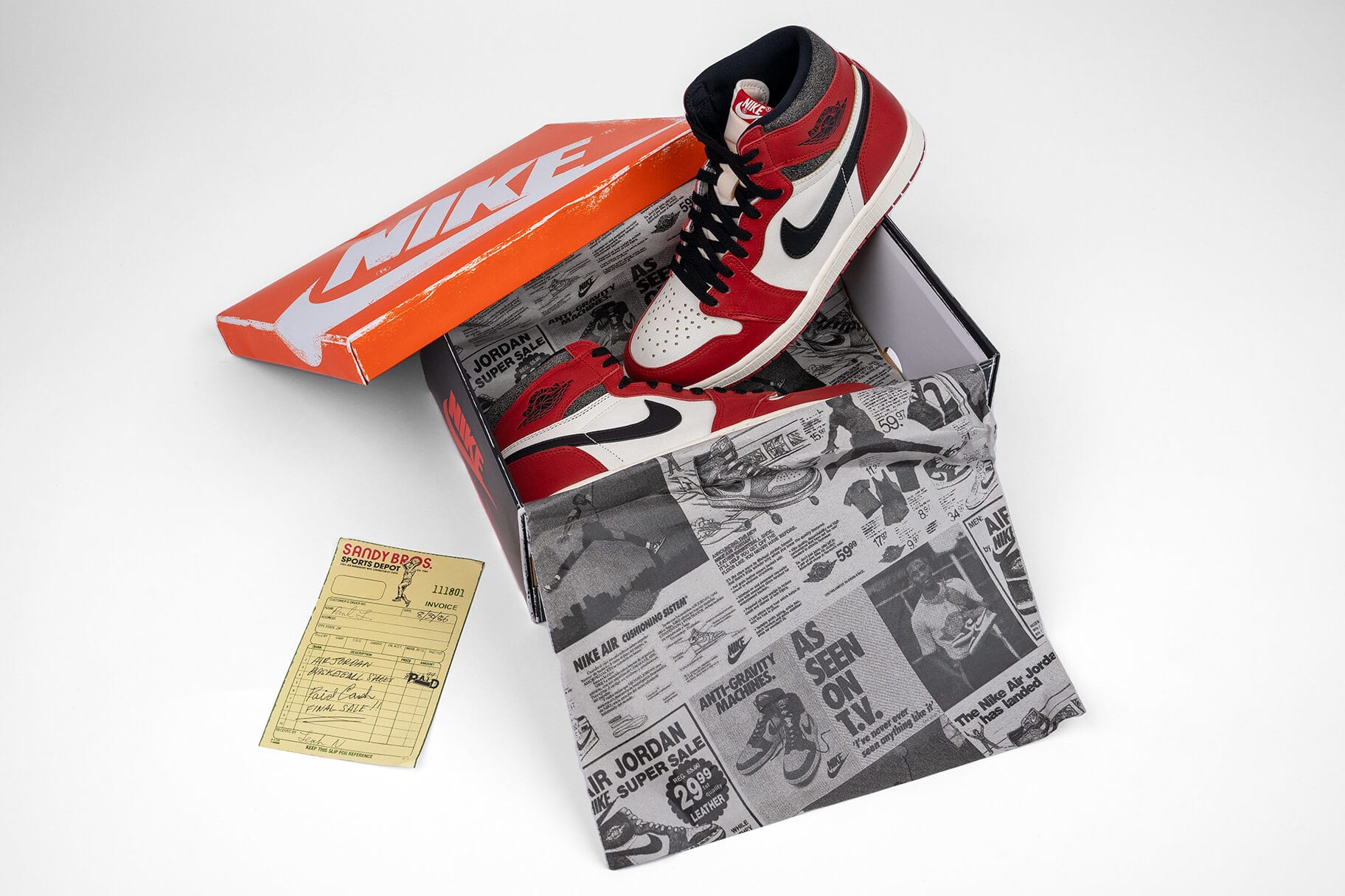 nike air jordan 1 lost and found