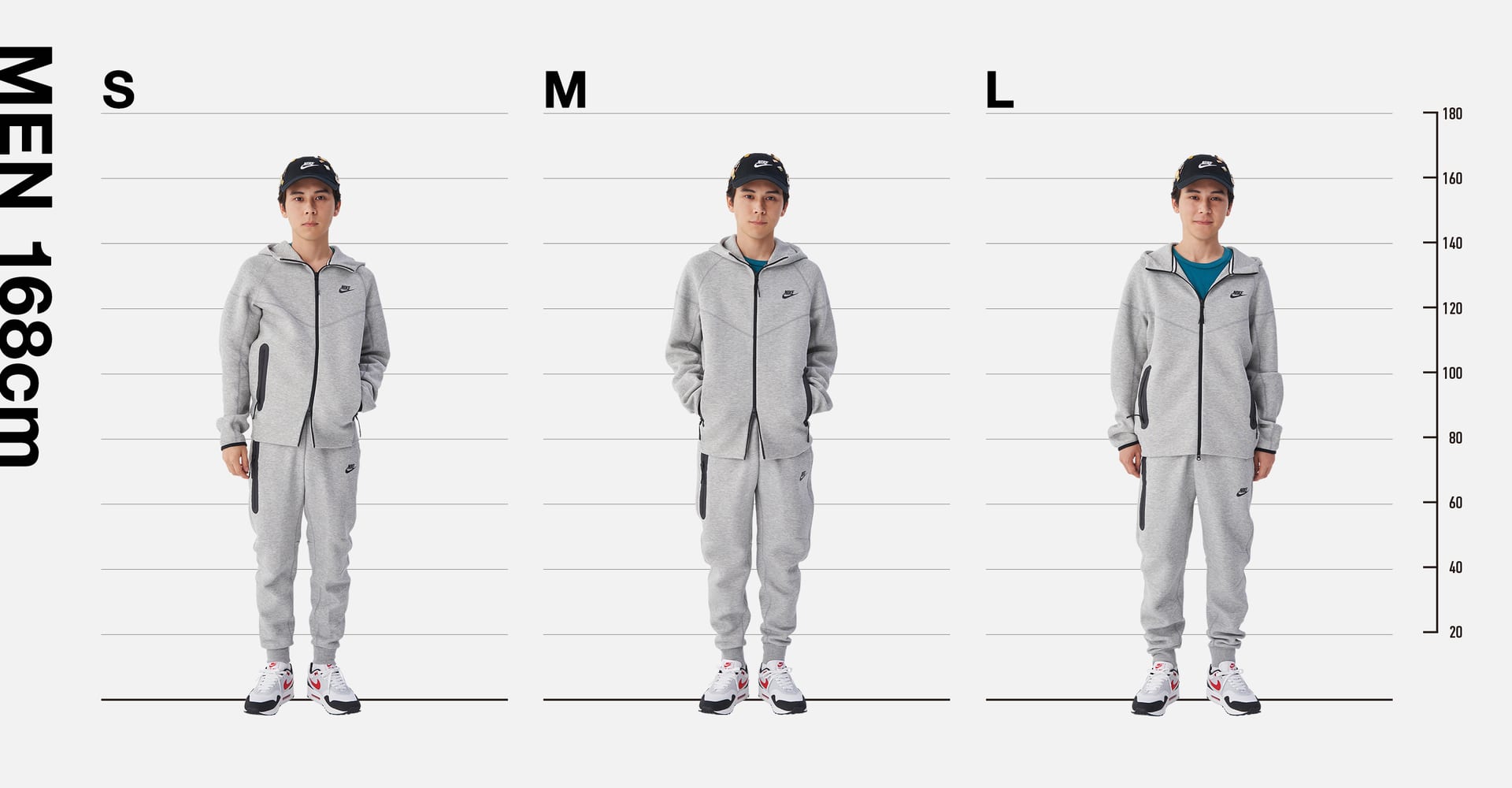 TECH FLEECE FIT GUIDE.オンラインストア (通販サイト)