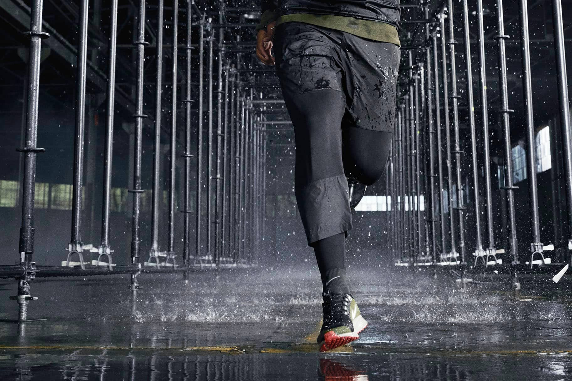 nike rain running