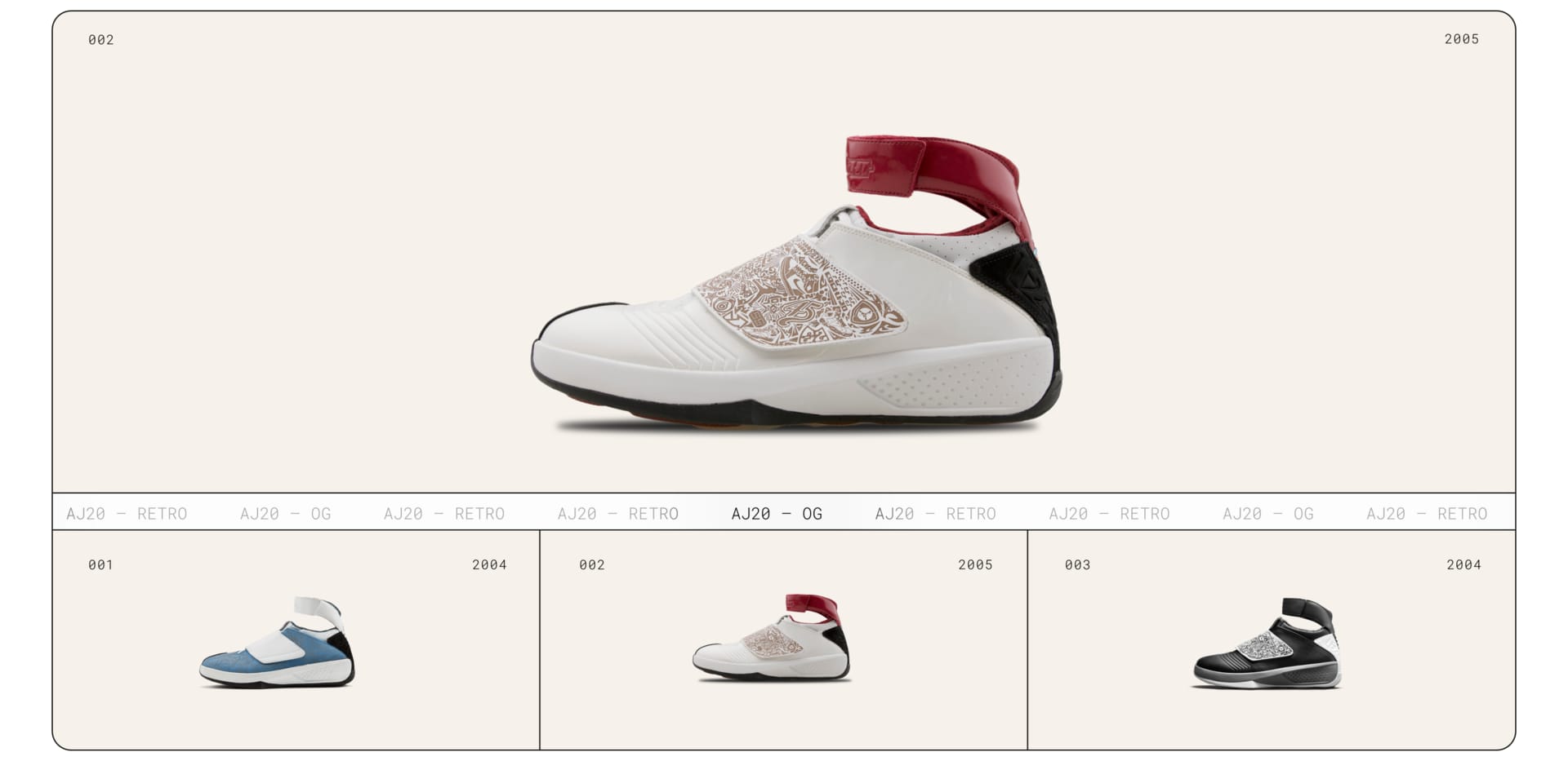 Air Jordan retro OG archive collection . Nike.com