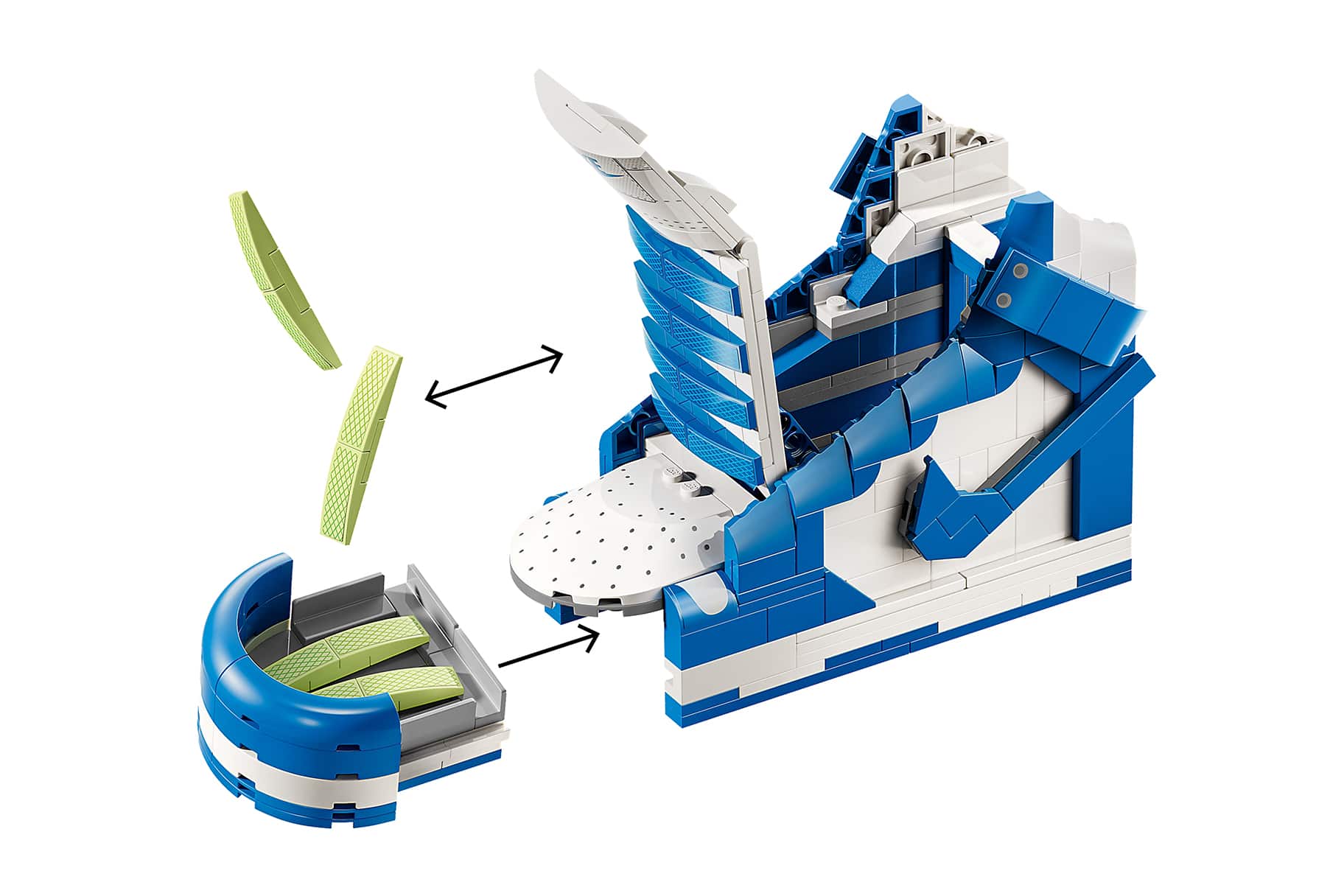 LEGO®グループとNikeがタッグを組み、Nike Dunk x LEGO®のセットで 