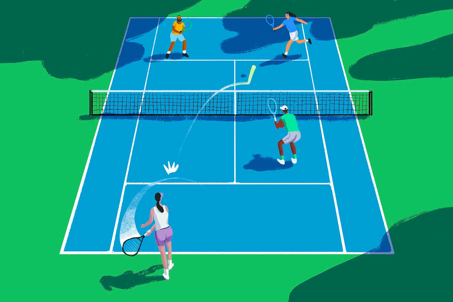 Doubles Tennis 101: A Beginner's Guide to Doubles Tennis Rules, Tips and  Strategies. Nike SG