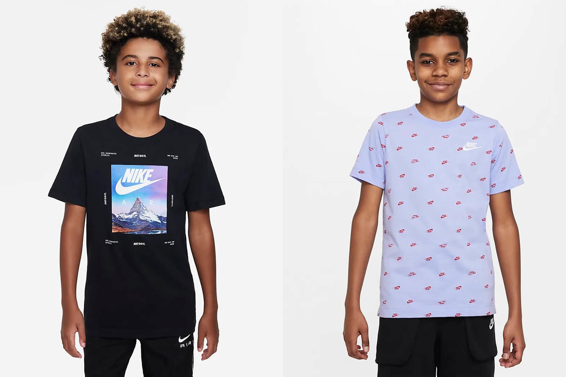 derivación Visible télex Las mejores camisetas con gráficos Nike para niño. Nike