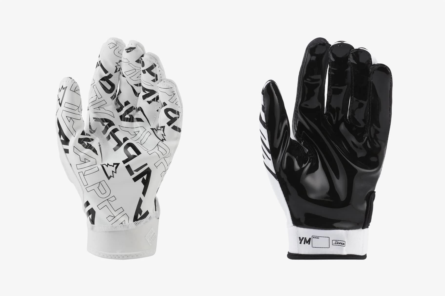 Nike Las Vegas Raiders Vapor Jet Receiver Football Gloves Men's Size XXL  *NEW*