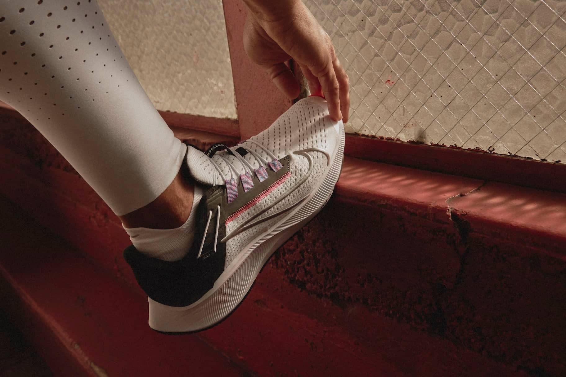 Cómo debe quedar calzado de running?. Nike