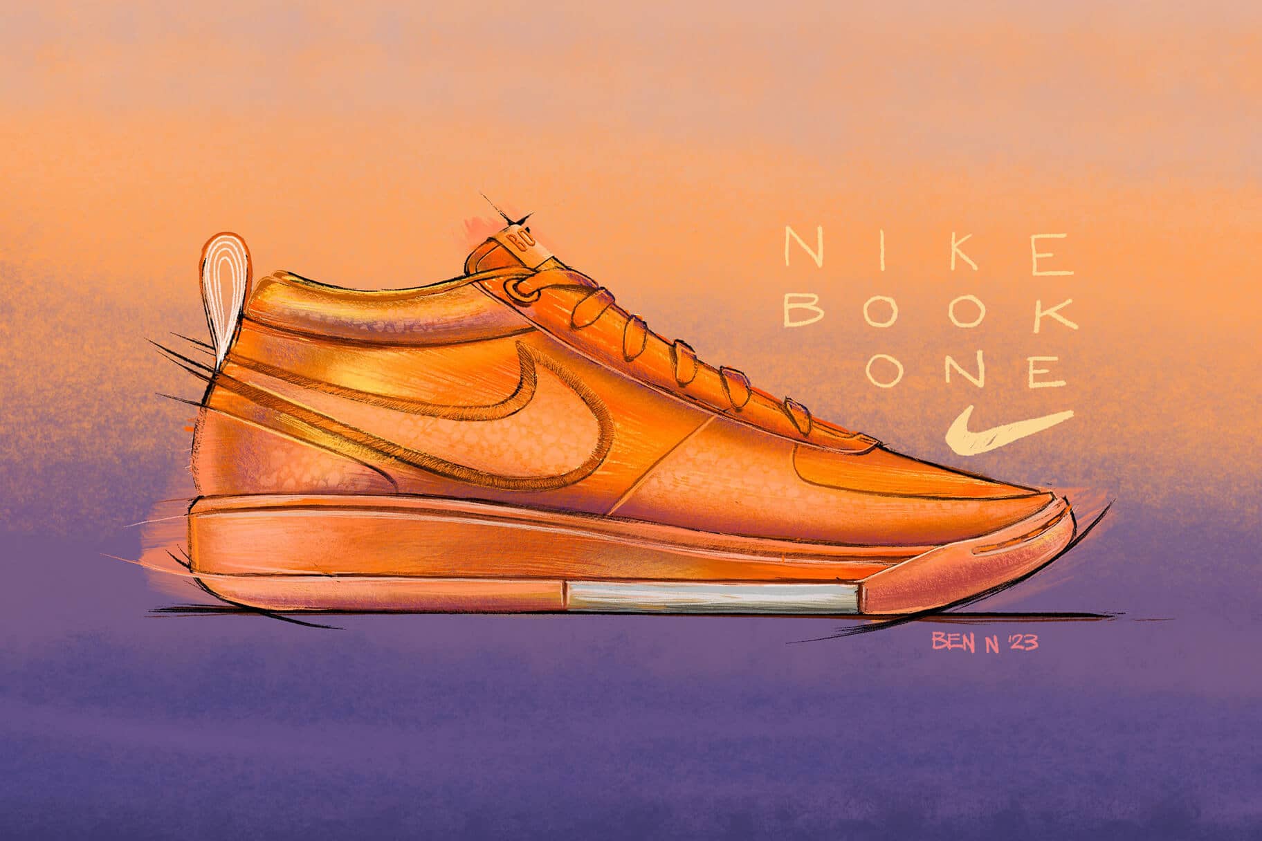Nikeとデビン・ブッカーの初のコラボレーションシューズ、ナイキ 