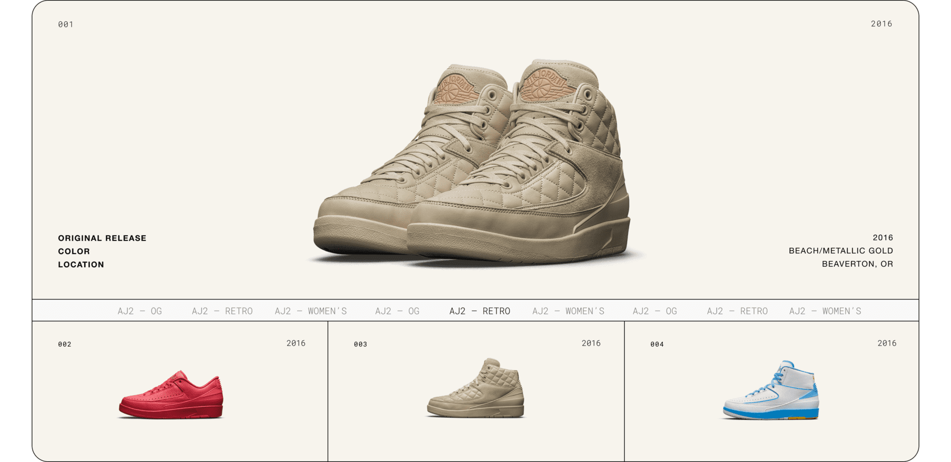 Air Jordan 2 retro & OG archive collection . Nike.com