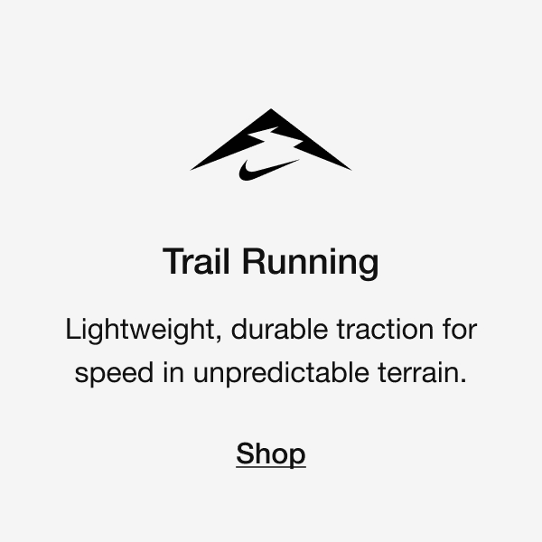 Nike trail logo best sale