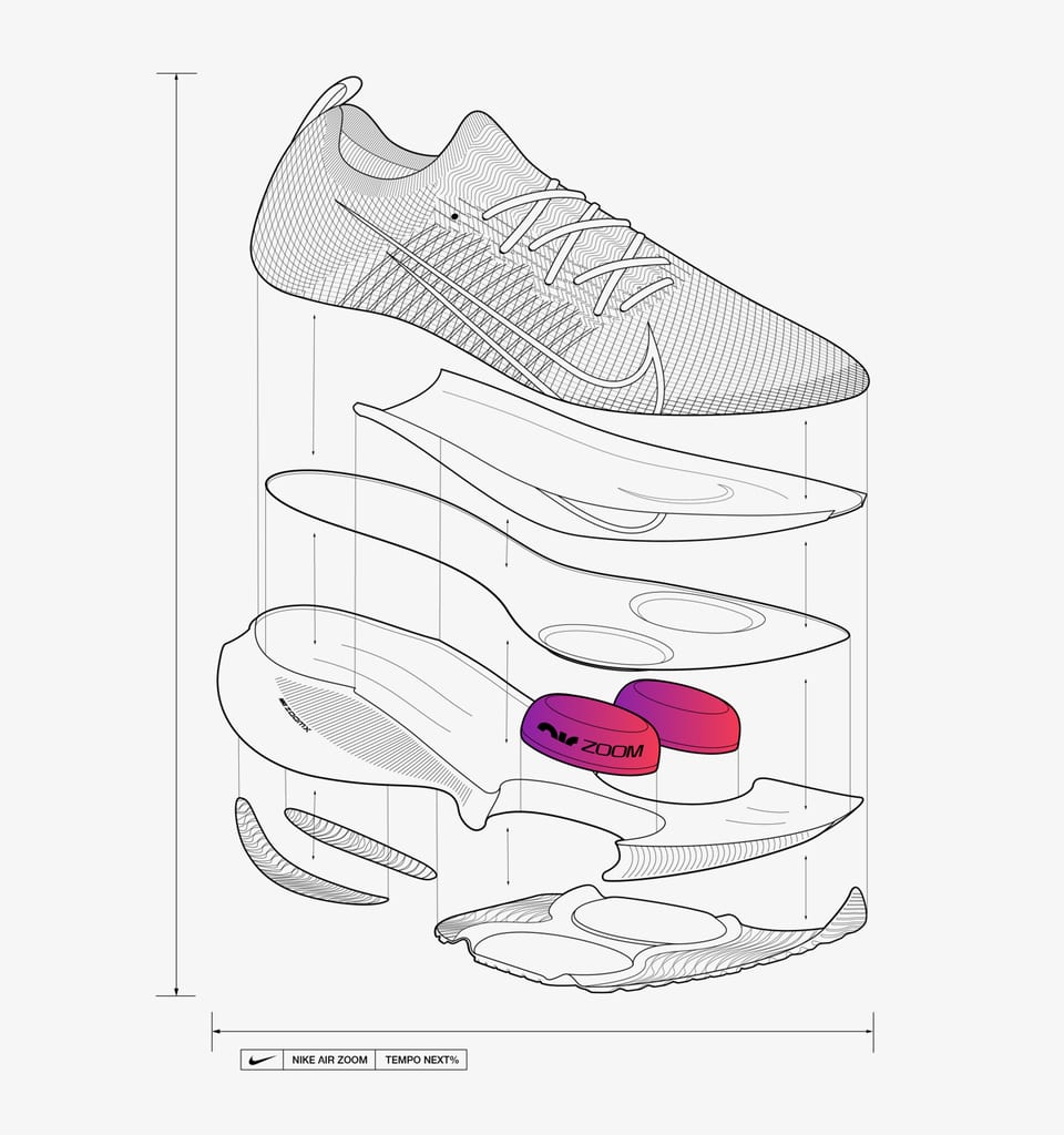 NIKE AIR ナイキエア　ZOOM TENPO NEXT 27.5㎝