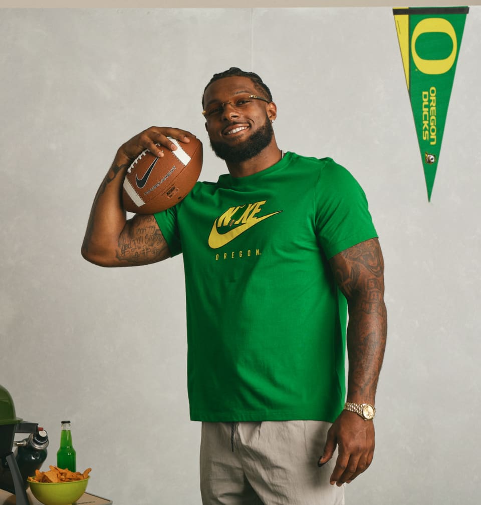 Nike College (Oregon) Home Men's Game Football Jersey