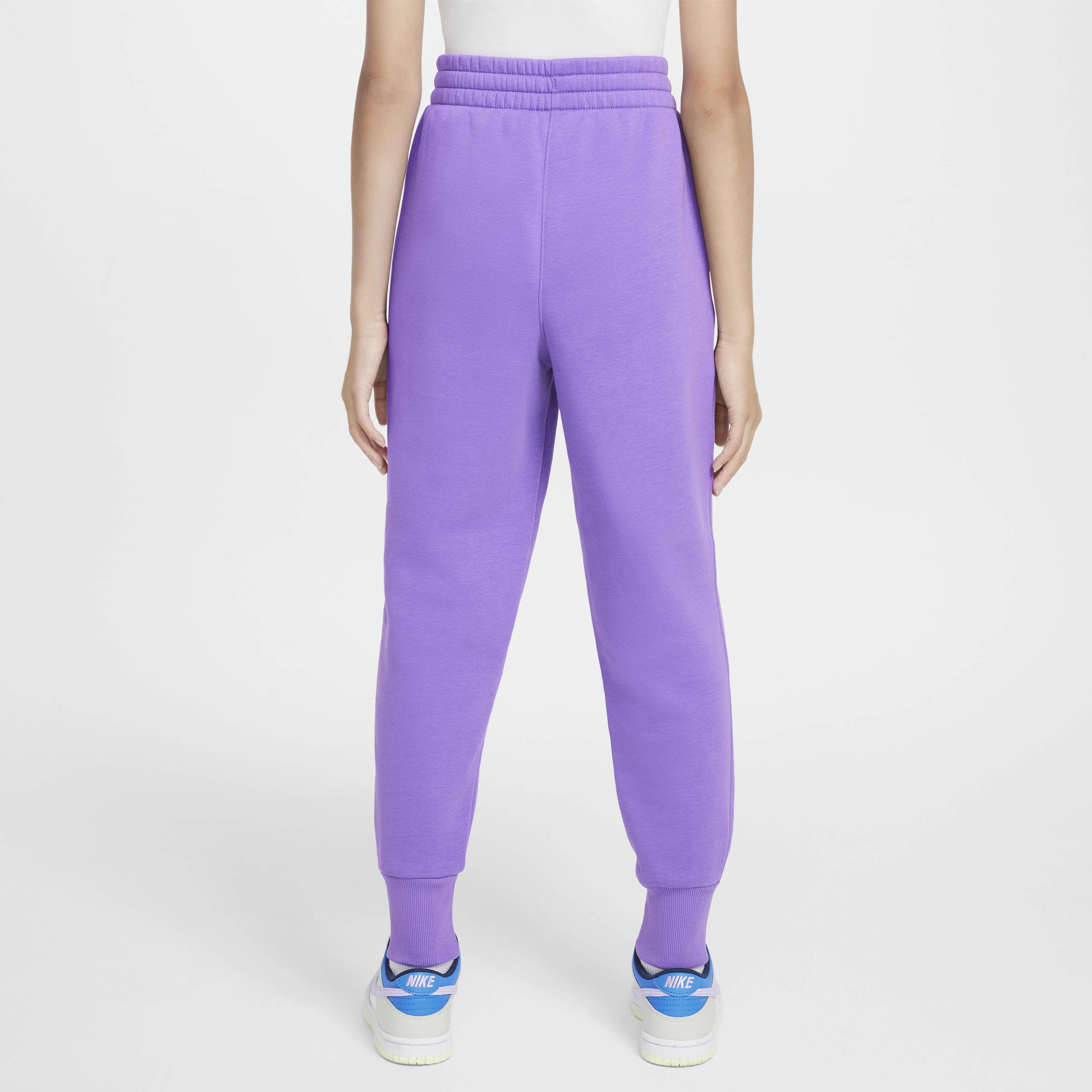 Nike Sportswear Club Fleece Big Kids' (Girls') High-Waisted Fitted Pants