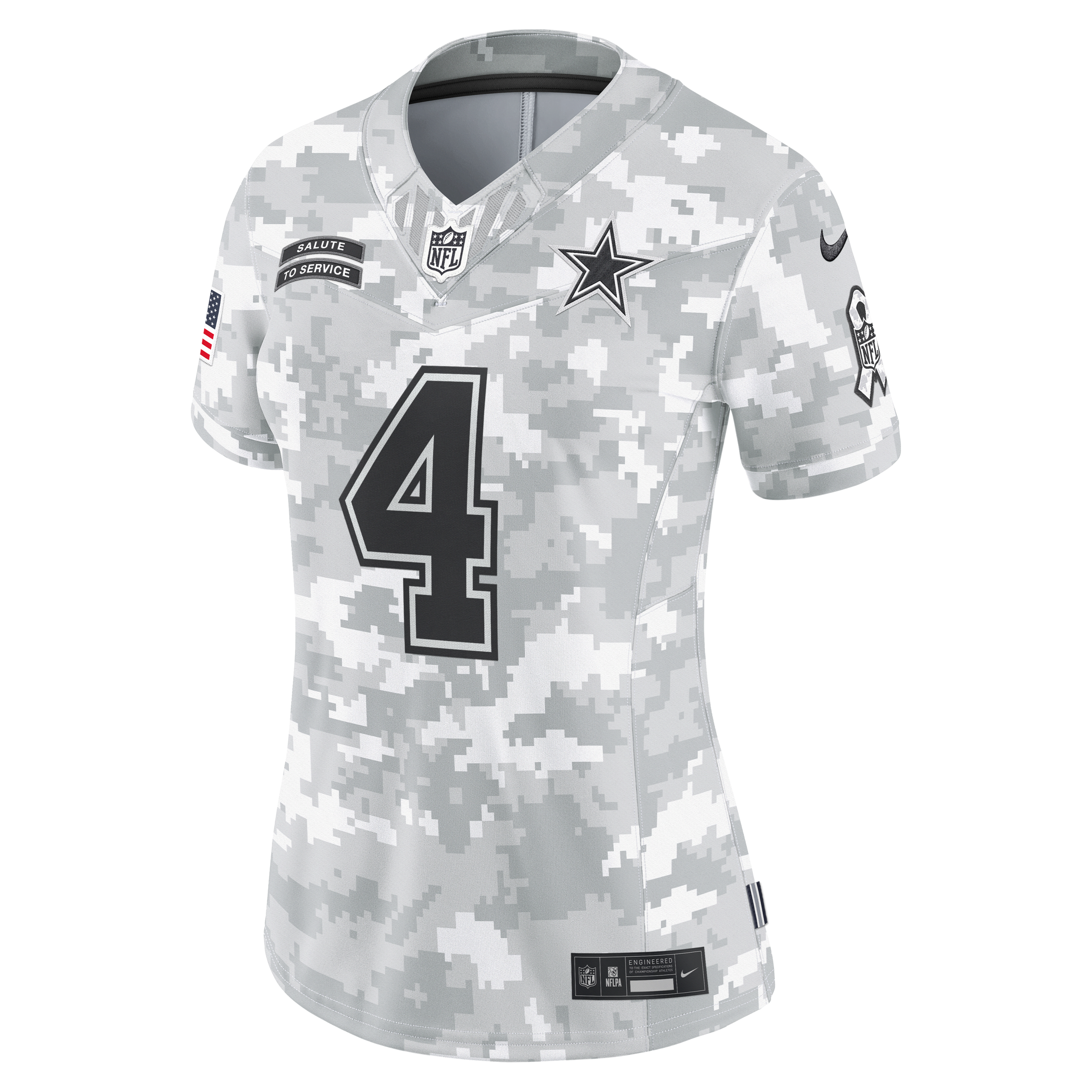 CeeDee Lamb Dallas Cowboys Salute to Service Women’s Nike Dri-FIT NFL Limited Jersey