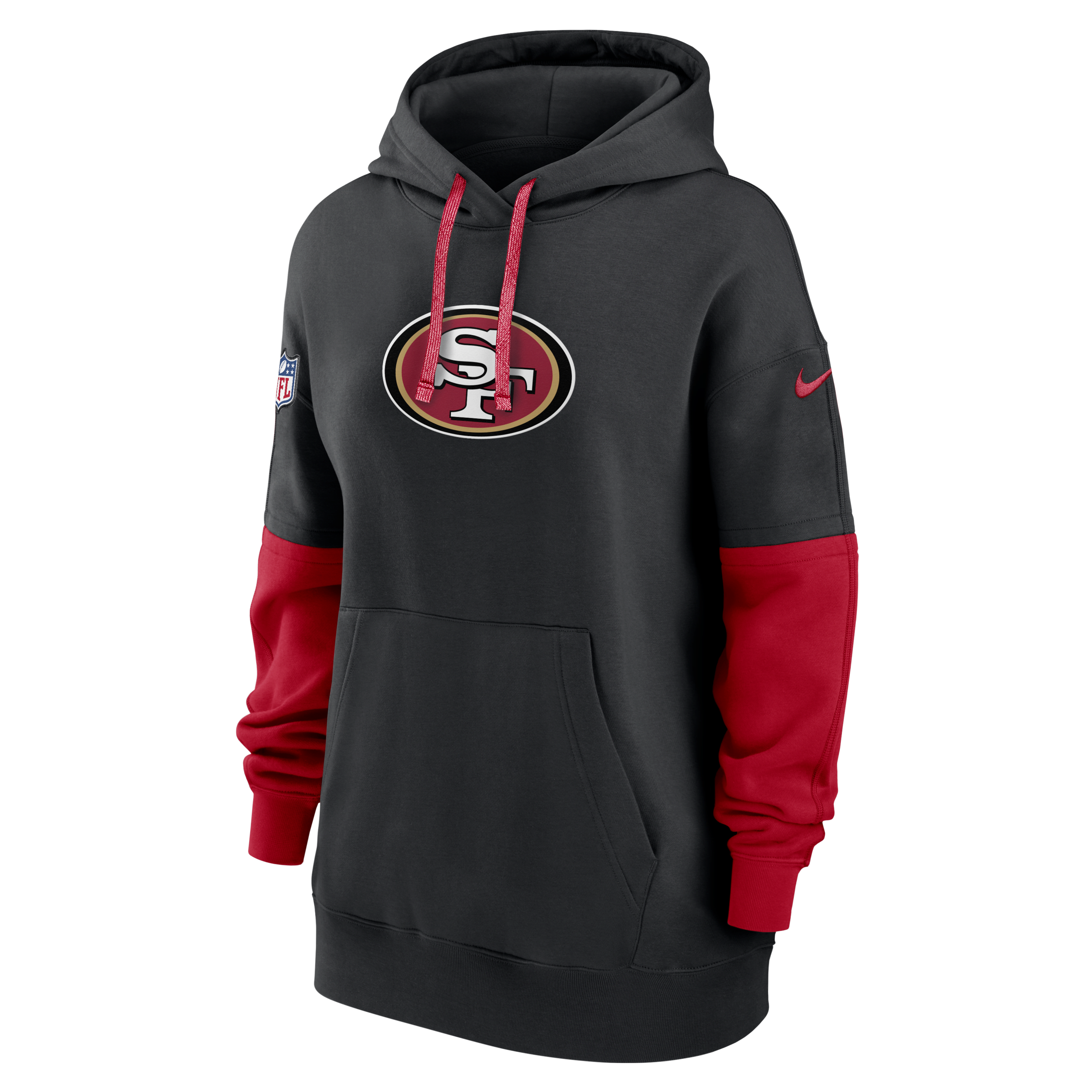 San Francisco 49ers Sideline Essential Women's Nike NFL Pullover Hoodie