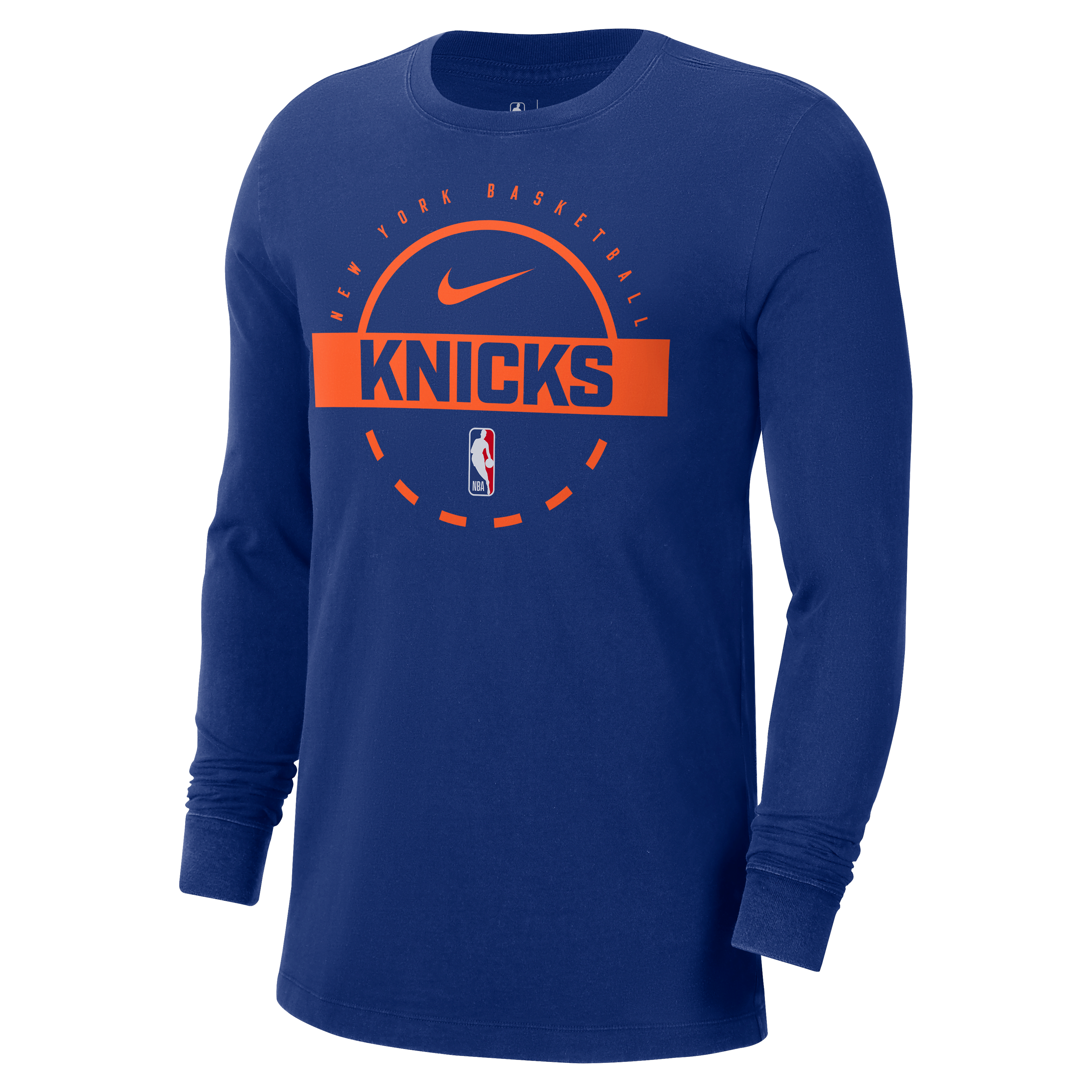 New York Knicks Men's Nike NBA Practice Long-Sleeve T-Shirt