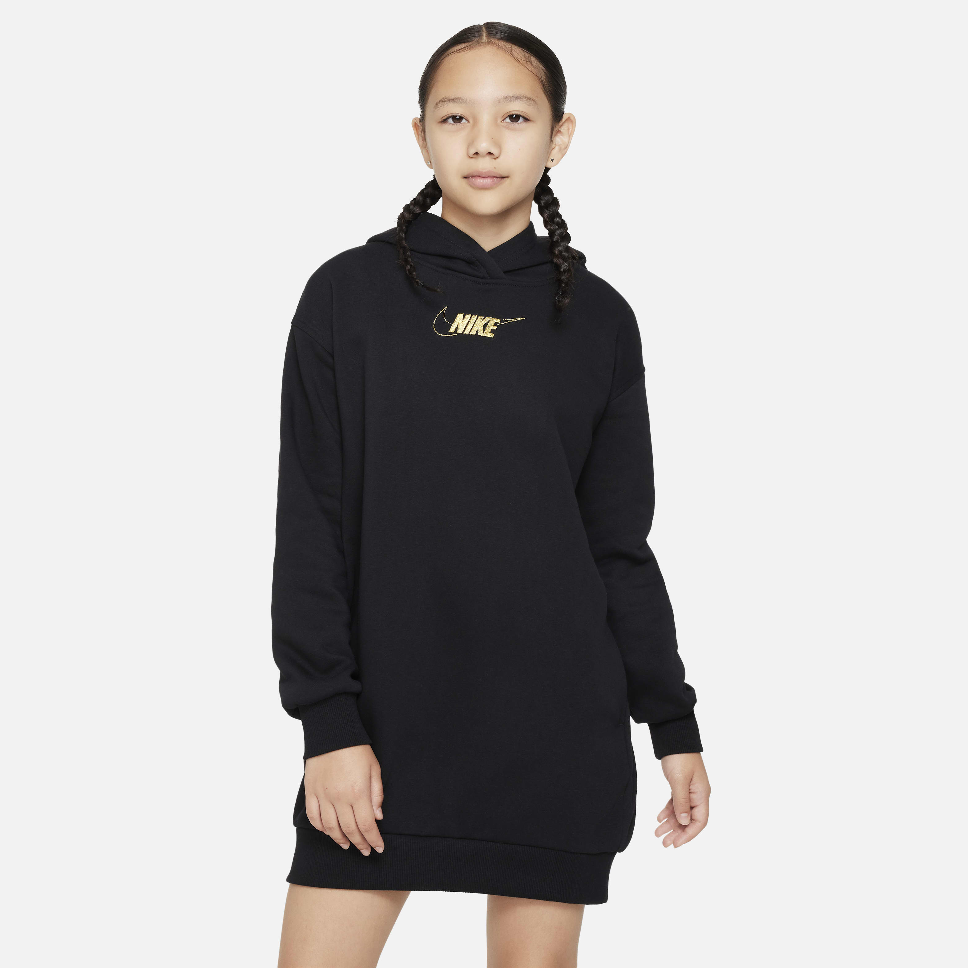 Nike Sportswear Club Fleece Big Kids' (Girls') Hoodie Dress