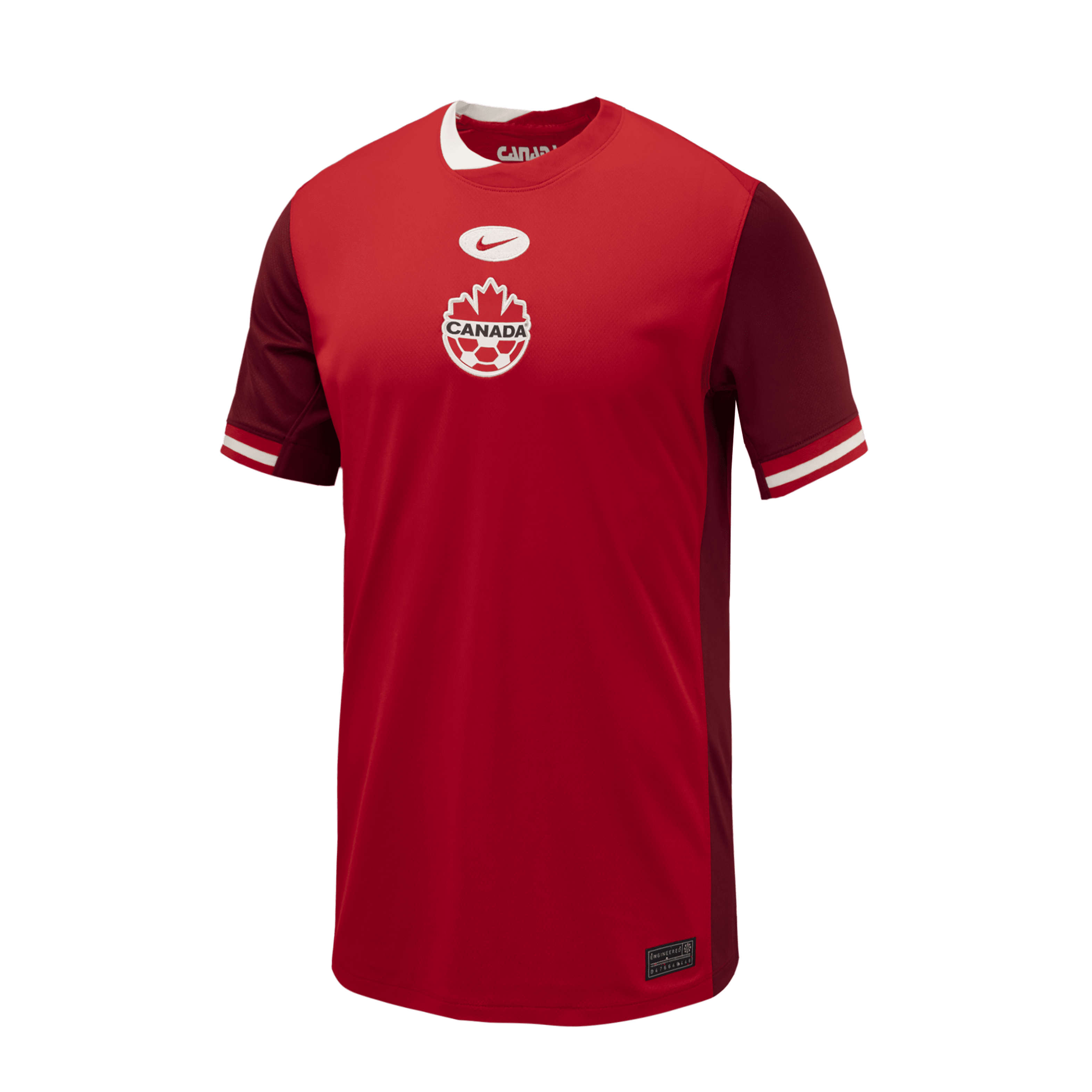 Canada 2024 Stadium Home Big Kids' Nike Dri-FIT Soccer Replica Jersey