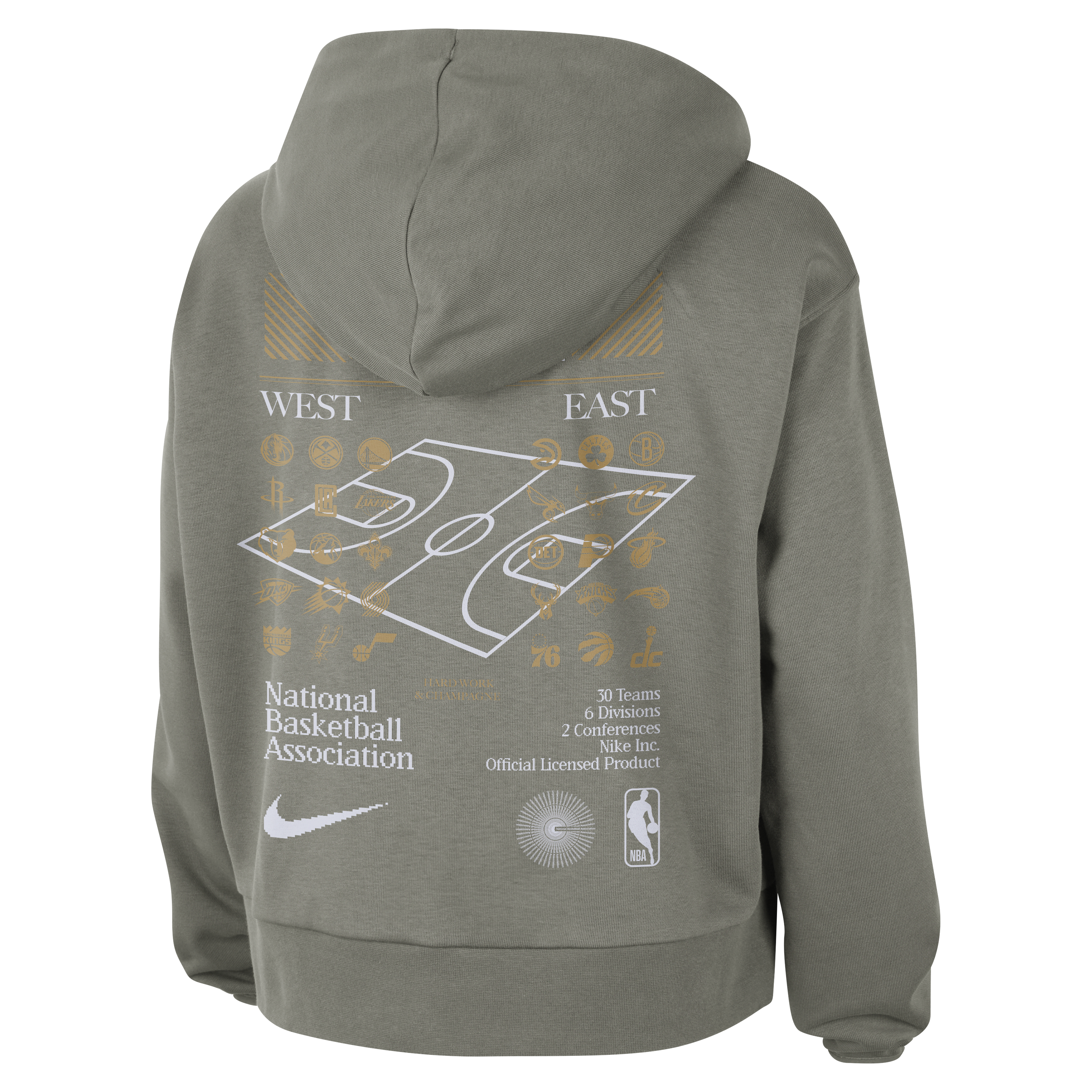 Team 31 Standard Issue Women's Nike Dri-FIT NBA Pullover Hoodie