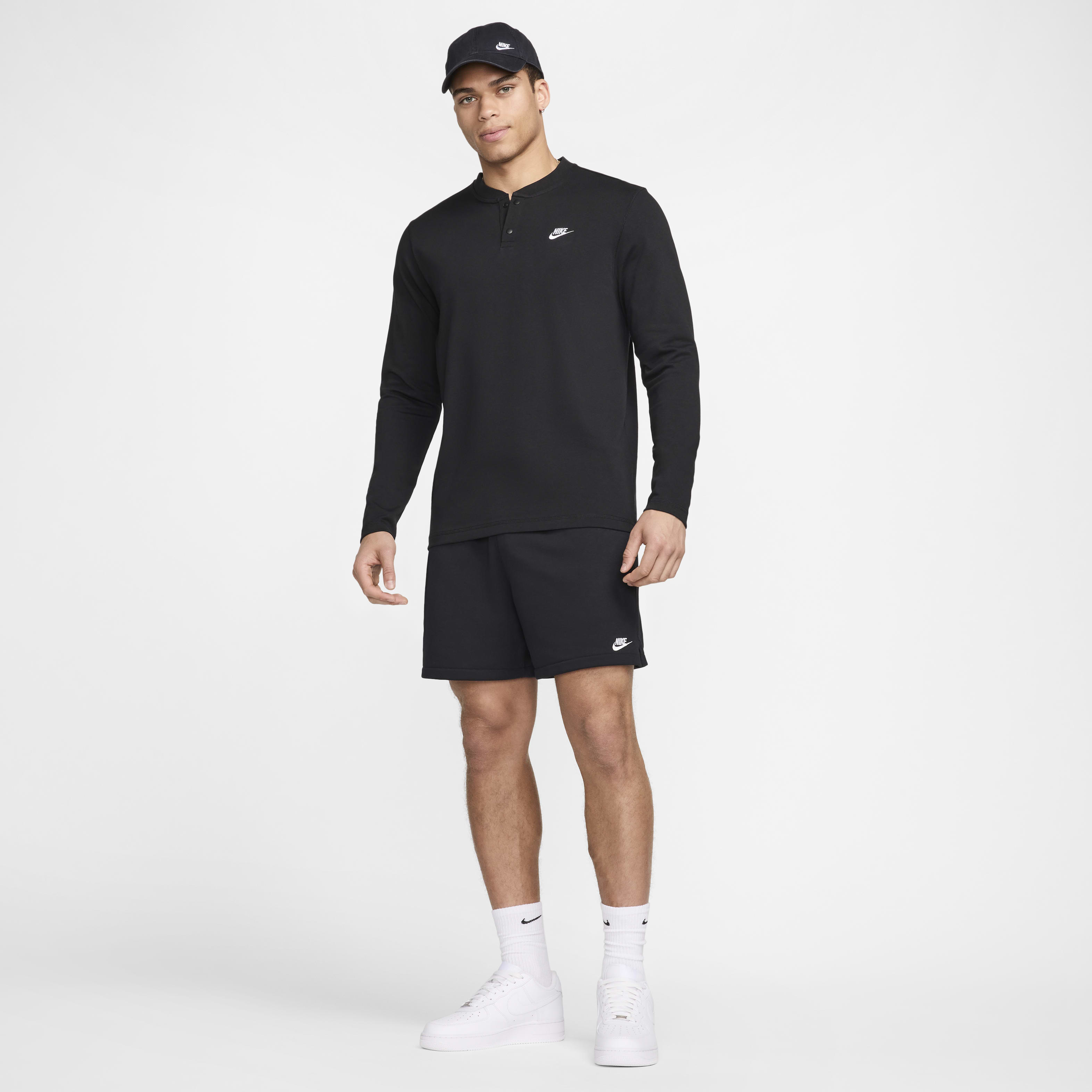 Nike Club Men's Long-Sleeve Henley