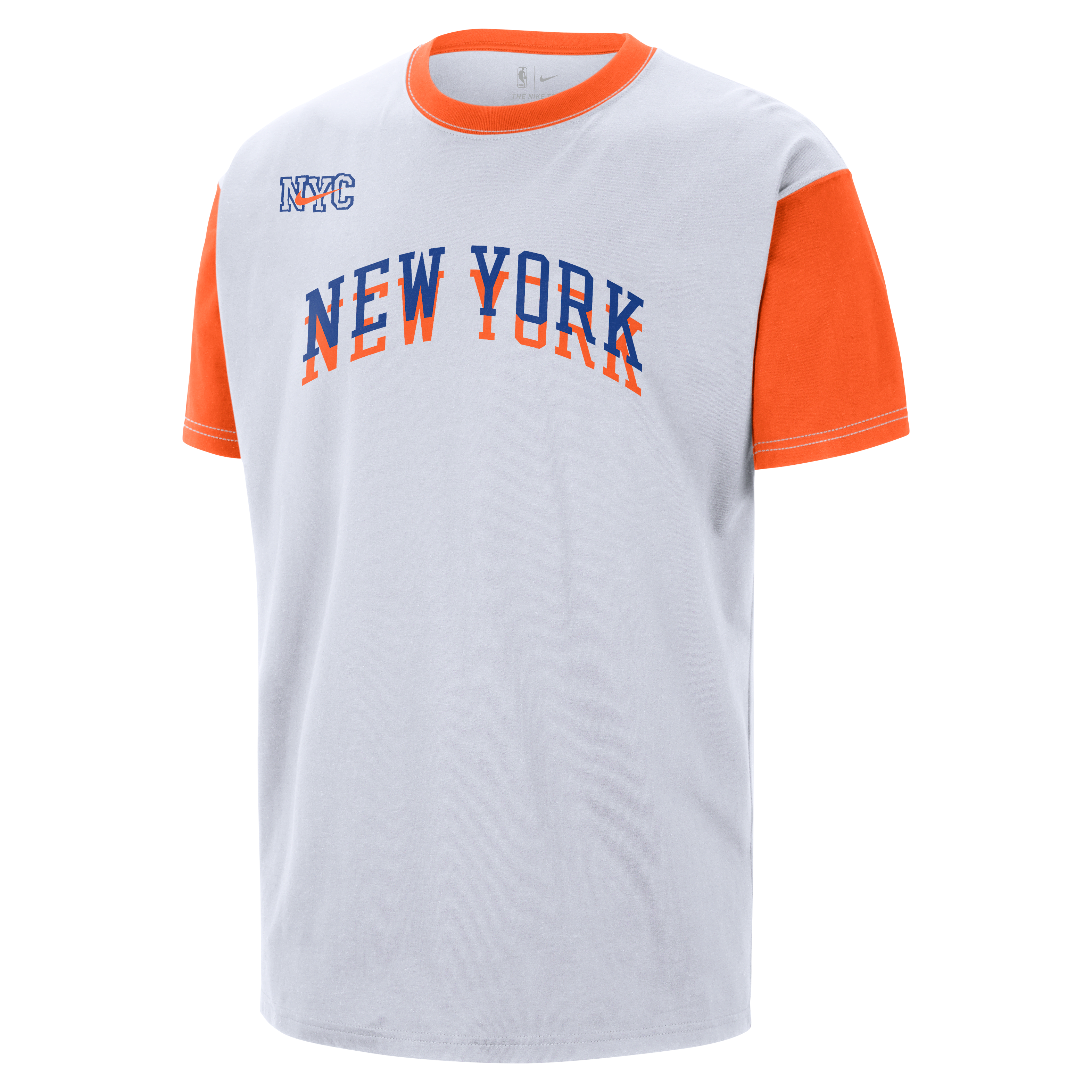 New York Knicks Courtside City Edition Men's Nike NBA T-Shirt