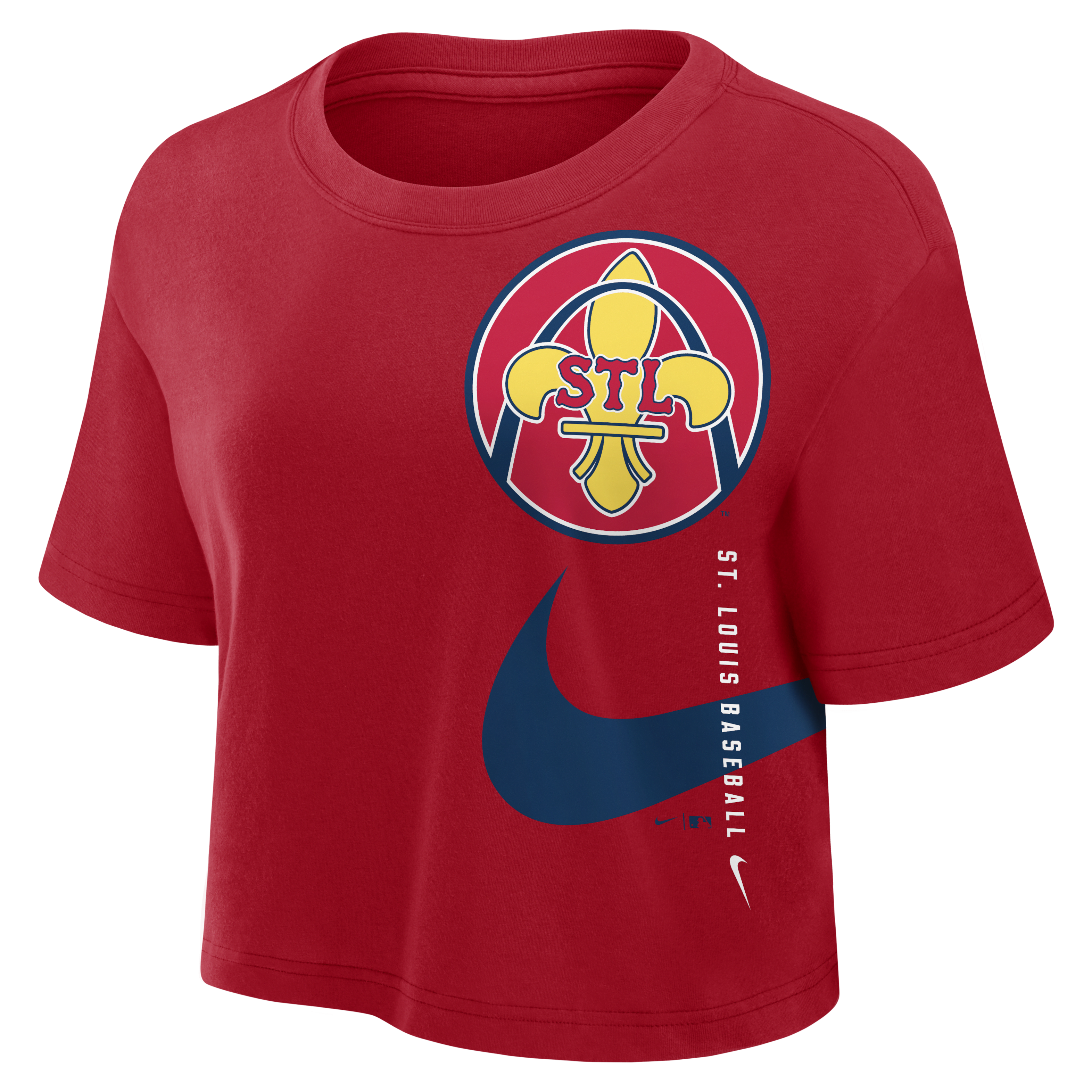 St. Louis Cardinals City Connect Women's Nike Dri-FIT MLB Cropped T-Shirt