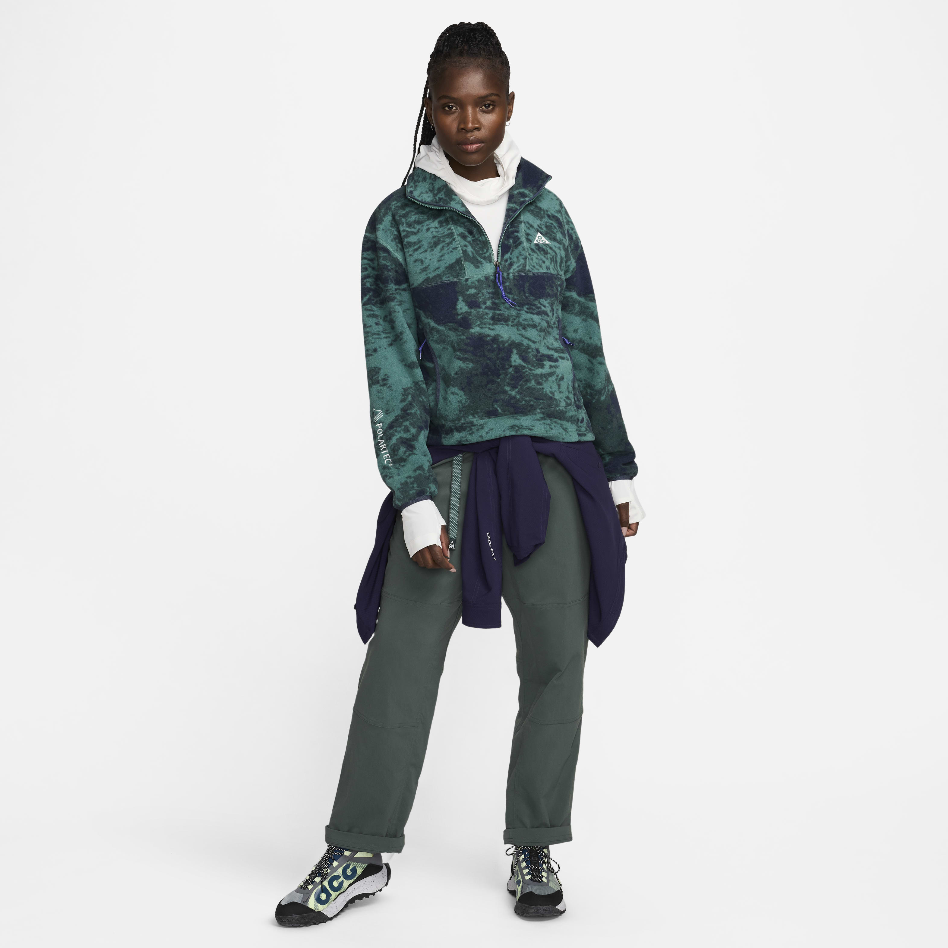 Nike ACG "Wolf Tree" Women's 1/2-Zip Pullover Printed Jacket